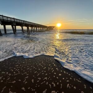 First Light at Tybee Pier - Tybee Island, Georgia
