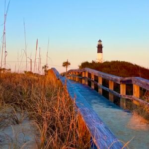 Tybee Island Lighthouse at Sunrise Tybee Island, Georgia