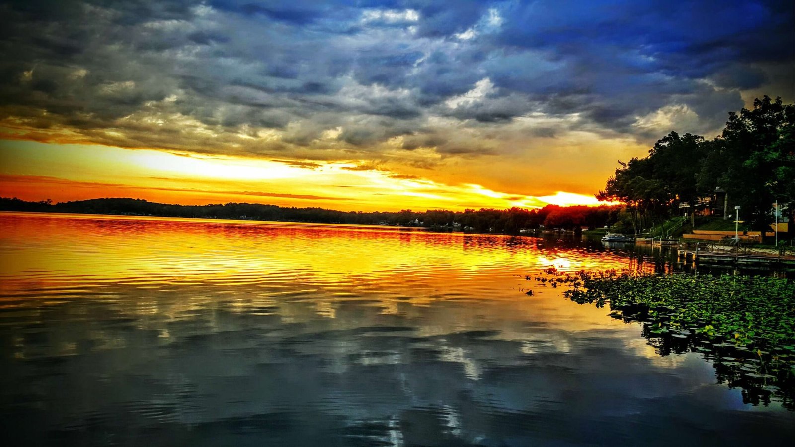 Sunrise Reflection on Fine Lake
