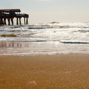 Tybee Pier, Breaking